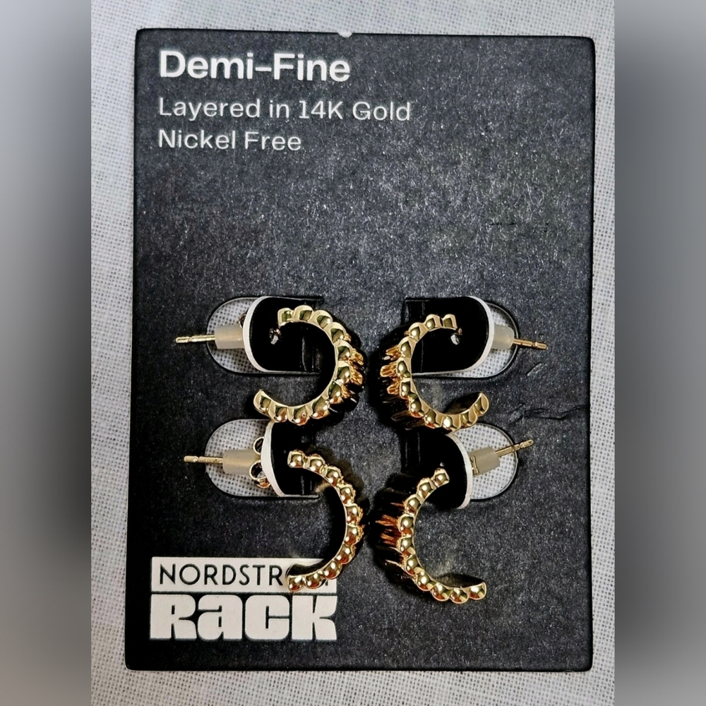 Nordstrom Rack Gold Hoop Earrings